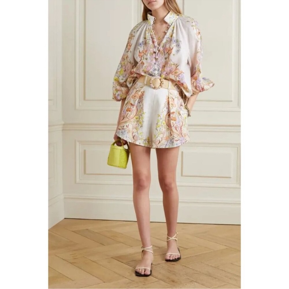Zimmermann Jeannie Linen Shorts